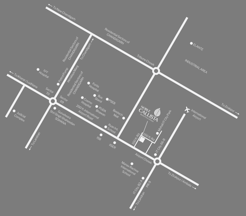 Map Location of Noble Callista